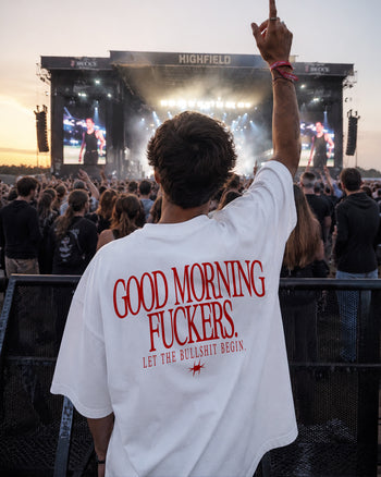 Heavy Oversized Tee - Good Morning Fuckers