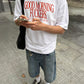 Heavy Oversized Tee - Good Morning Fuckers Frontprint
