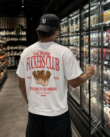 Heavy Oversized Tee - Good Morning Fuckers Club