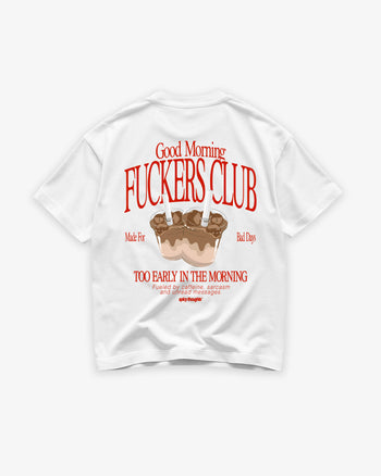 Heavy Oversized Tee - Good Morning Fuckers Club