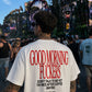Heavy Oversized Tee - Good Morning Fuckers Don't Talk To Me Yet