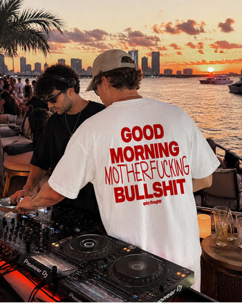 Heavy Oversized Tee - Good Morning Motherfucking Bullshit