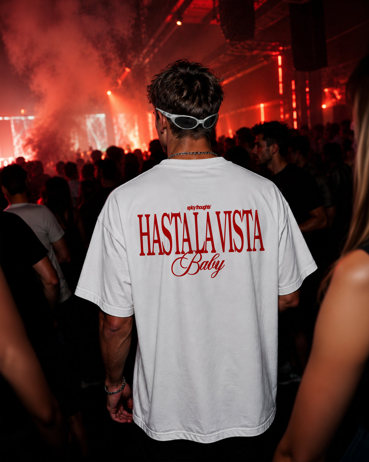 Heavy Oversized Tee - Hasta La Vista Baby