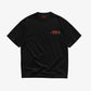 Heavy Oversized Tee - ”Heart Lock” Patch