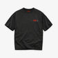 Heavy Oversized Tee - ”Heart Lock” Patch