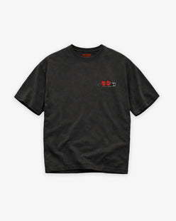 Heavy Oversized Tee - ”Heart Lock” Patch