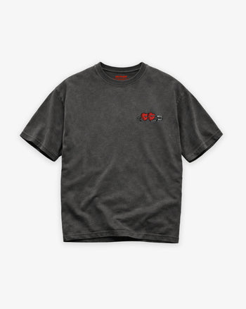 Heavy Oversized Tee - ”Heart Lock” Patch