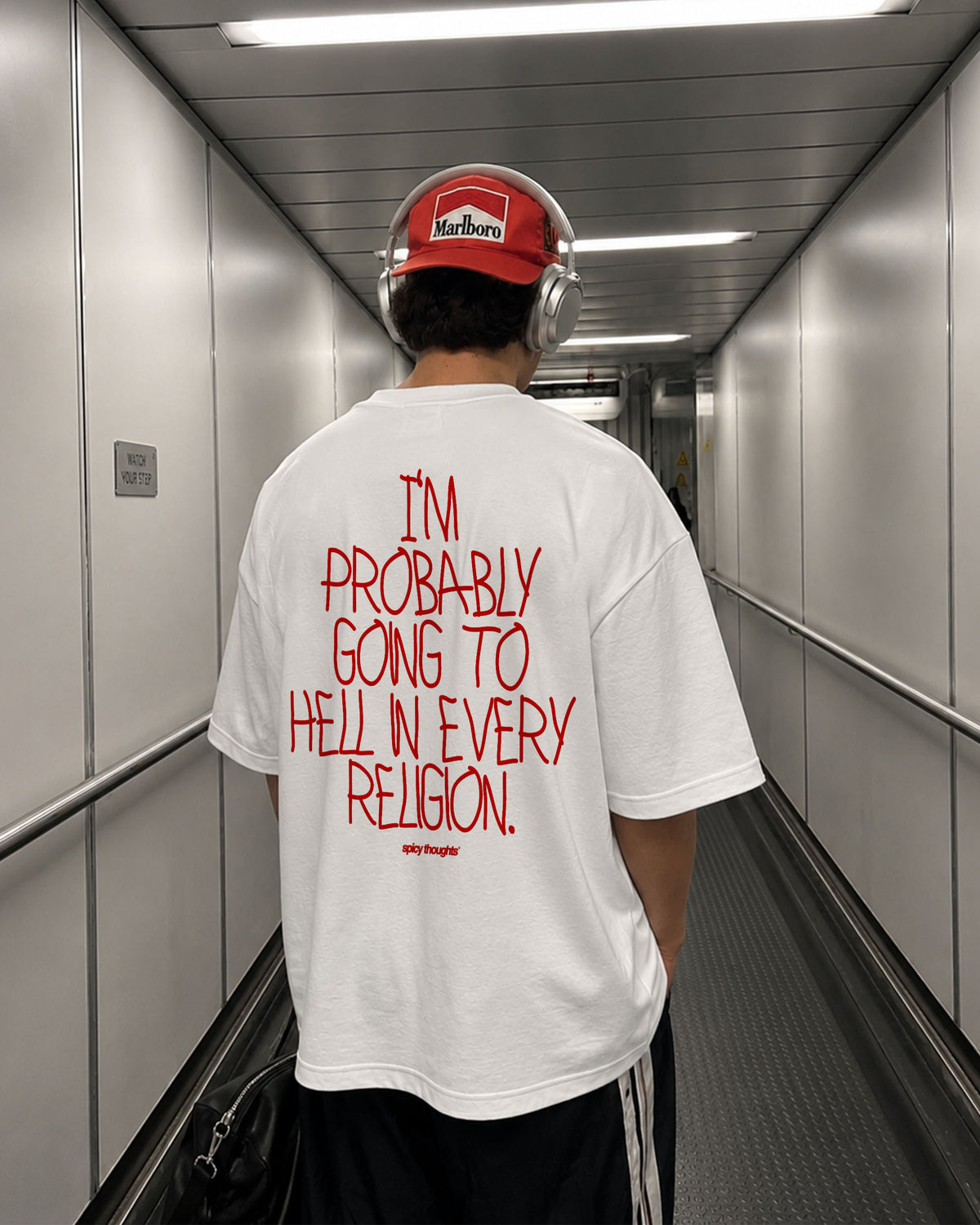 Heavy Oversized Tee - I’m Probably Going to Hell in Every Religion