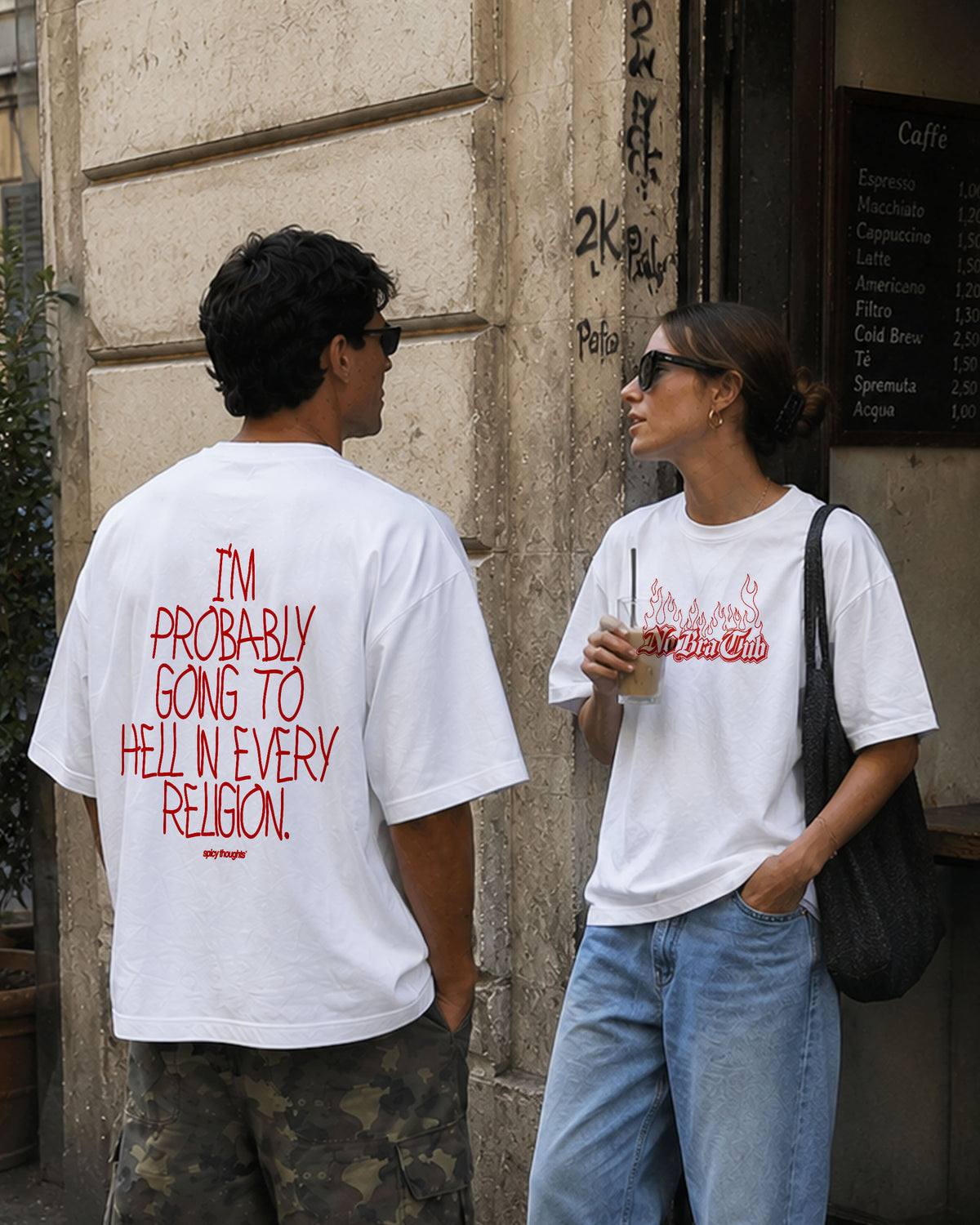 Heavy Oversized Tee - I’m Probably Going to Hell in Every Religion