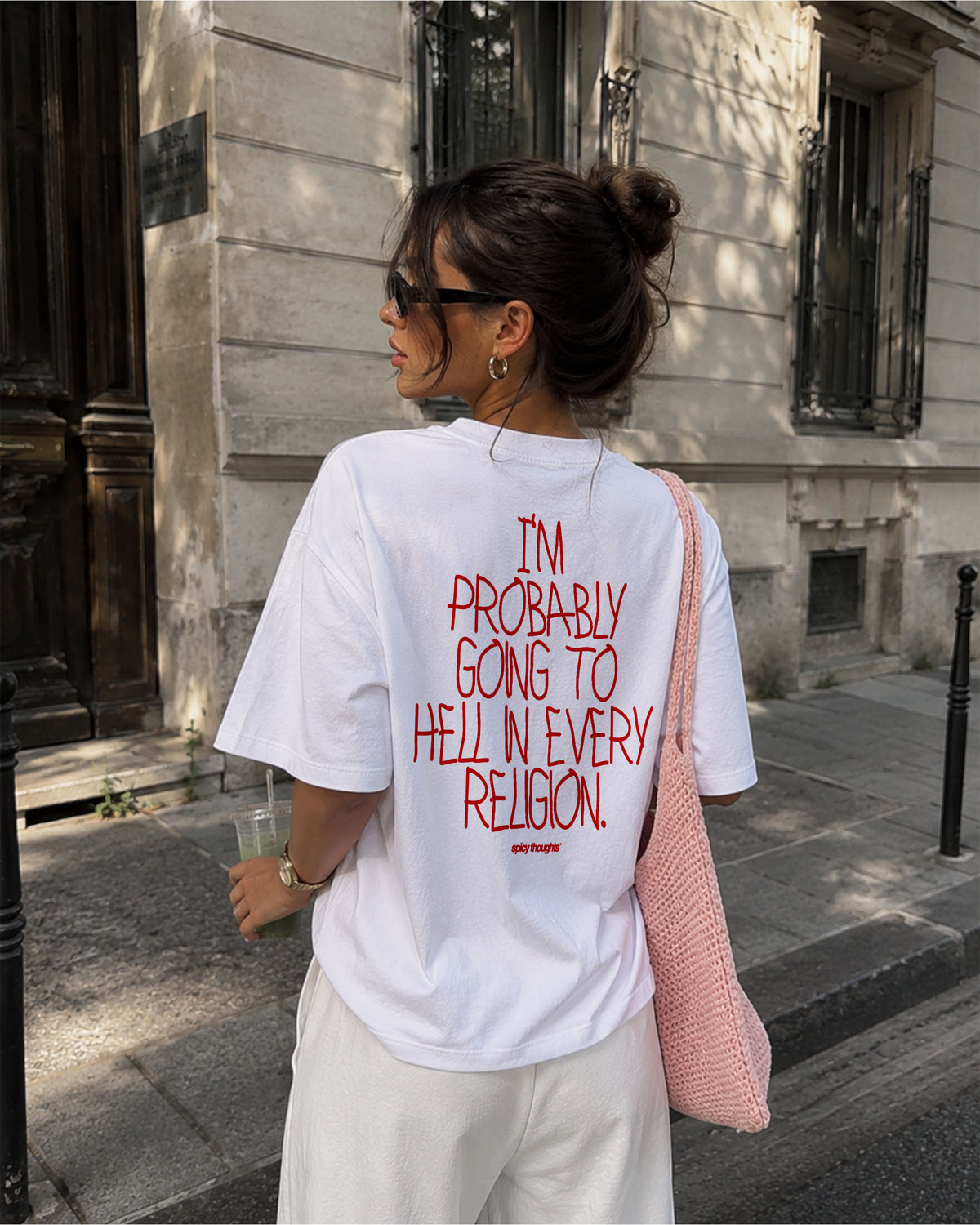 Heavy Oversized Tee - I’m Probably Going to Hell in Every Religion