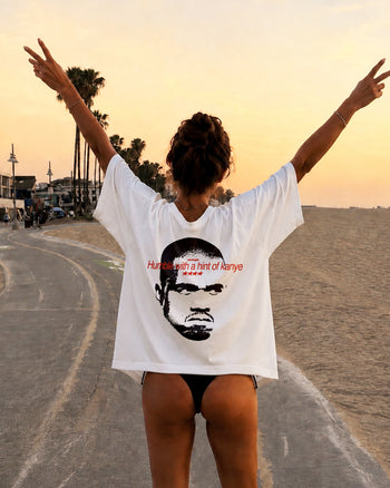 Heavy Oversized Tee - Humble With A Hint Of Kanye
