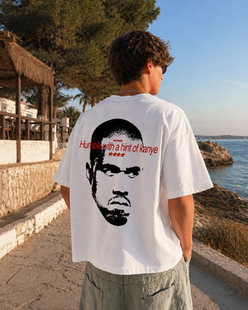 Heavy Oversized Tee - Humble With A Hint Of Kanye