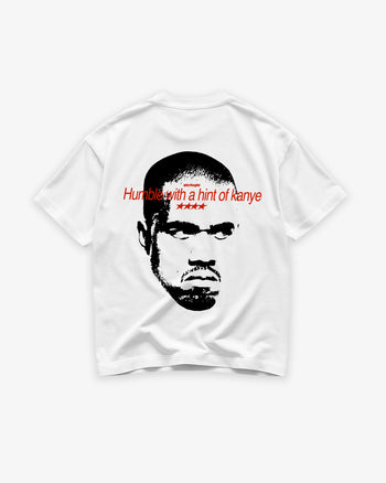 Heavy Oversized Tee - Humble With A Hint Of Kanye