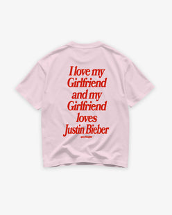 Heavy Oversized Tee - I Love My Girlfriend