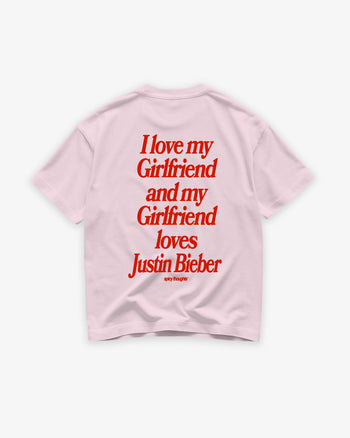 Heavy Oversized Tee - I Love My Girlfriend