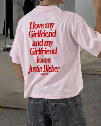 Heavy Oversized Tee - I Love My Girlfriend