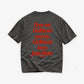 Heavy Oversized Tee - I Love My Girlfriend