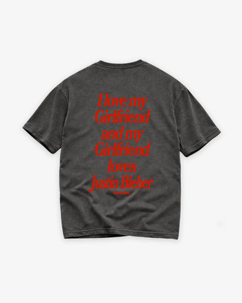 Heavy Oversized Tee - I Love My Girlfriend