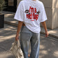 Heavy Oversized Tee - I’m A Red Flag