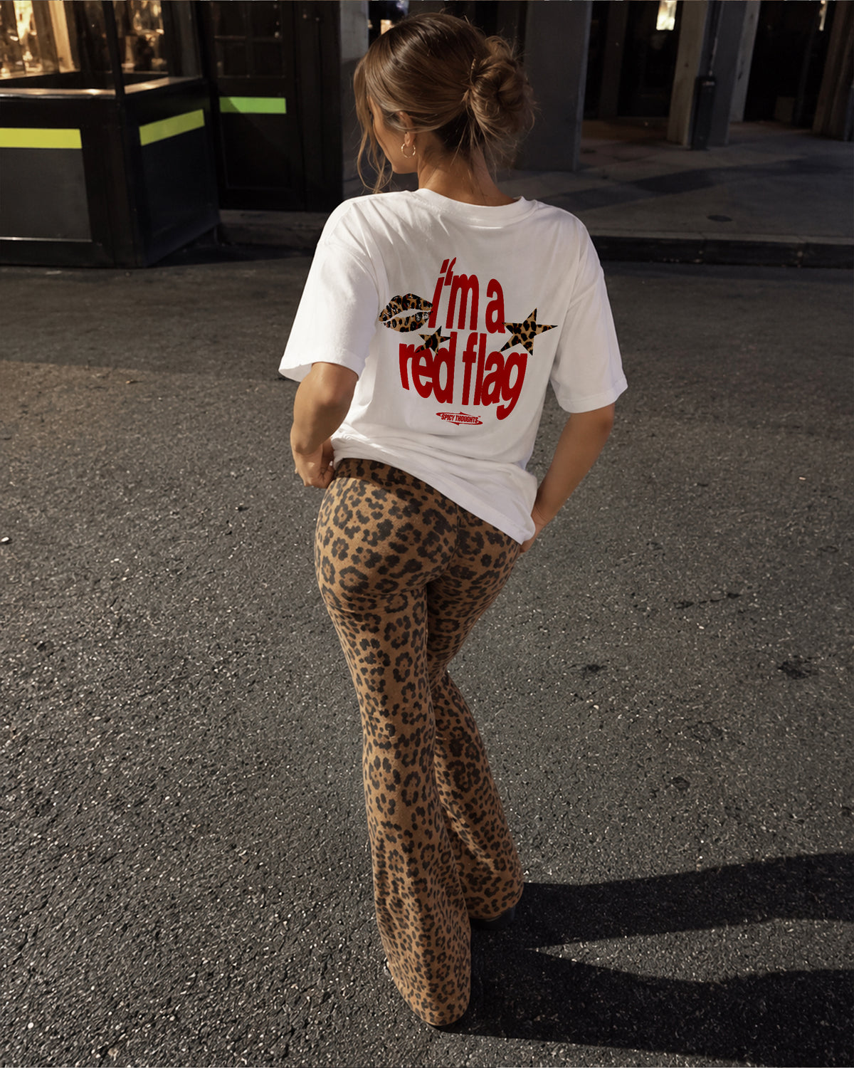 Heavy Oversized Tee - I’m A Red Flag