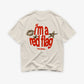 Heavy Oversized Tee - I’m A Red Flag
