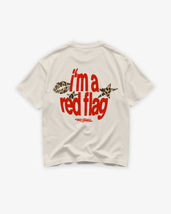 Heavy Oversized Tee - I’m A Red Flag