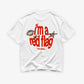 Heavy Oversized Tee - I’m A Red Flag
