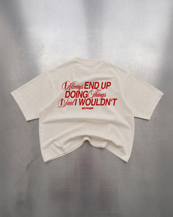 Heavy Oversized Tee - I Always End Up