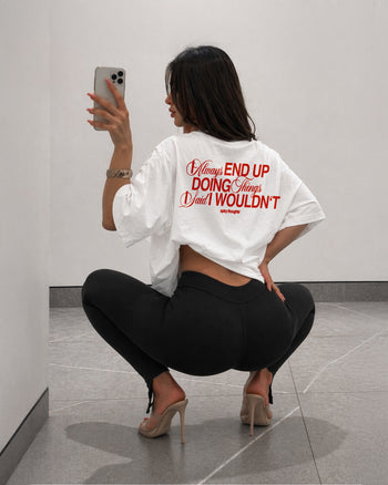 Heavy Oversized Tee - I Always End Up