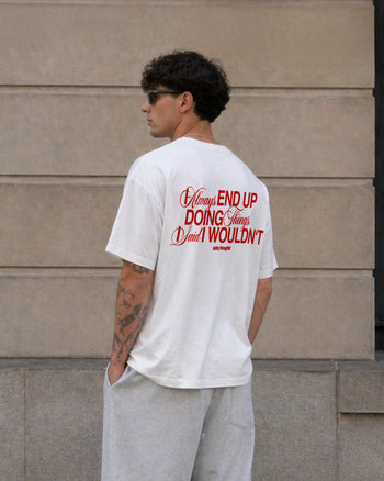 Heavy Oversized Tee - I Always End Up