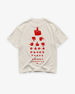 Heavy Oversized Tee - If you can read this, you’re too close, fucker.