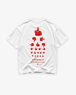 Heavy Oversized Tee - If you can read this, you’re too close, fucker.