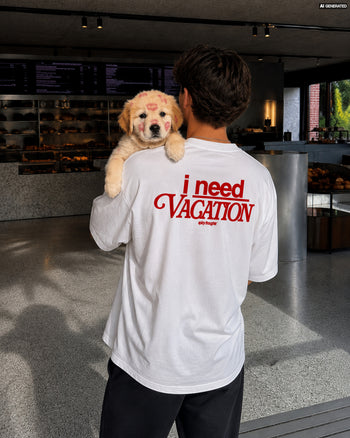 Heavy Oversized Tee - I Need Vacation