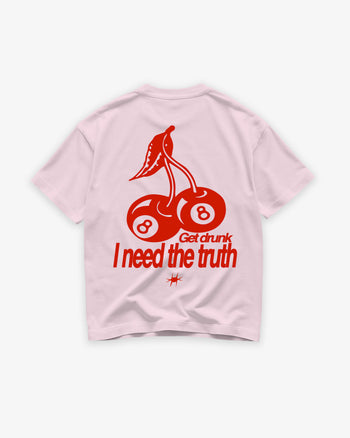 Heavy Oversized Tee - Get drunk I need the truth