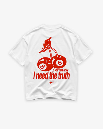 Heavy Oversized Tee - Get drunk I need the truth