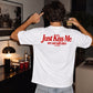 Heavy Oversized Tee - Just Kiss Me