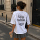 Heavy Oversized Tee - Karma Madafaka Karma
