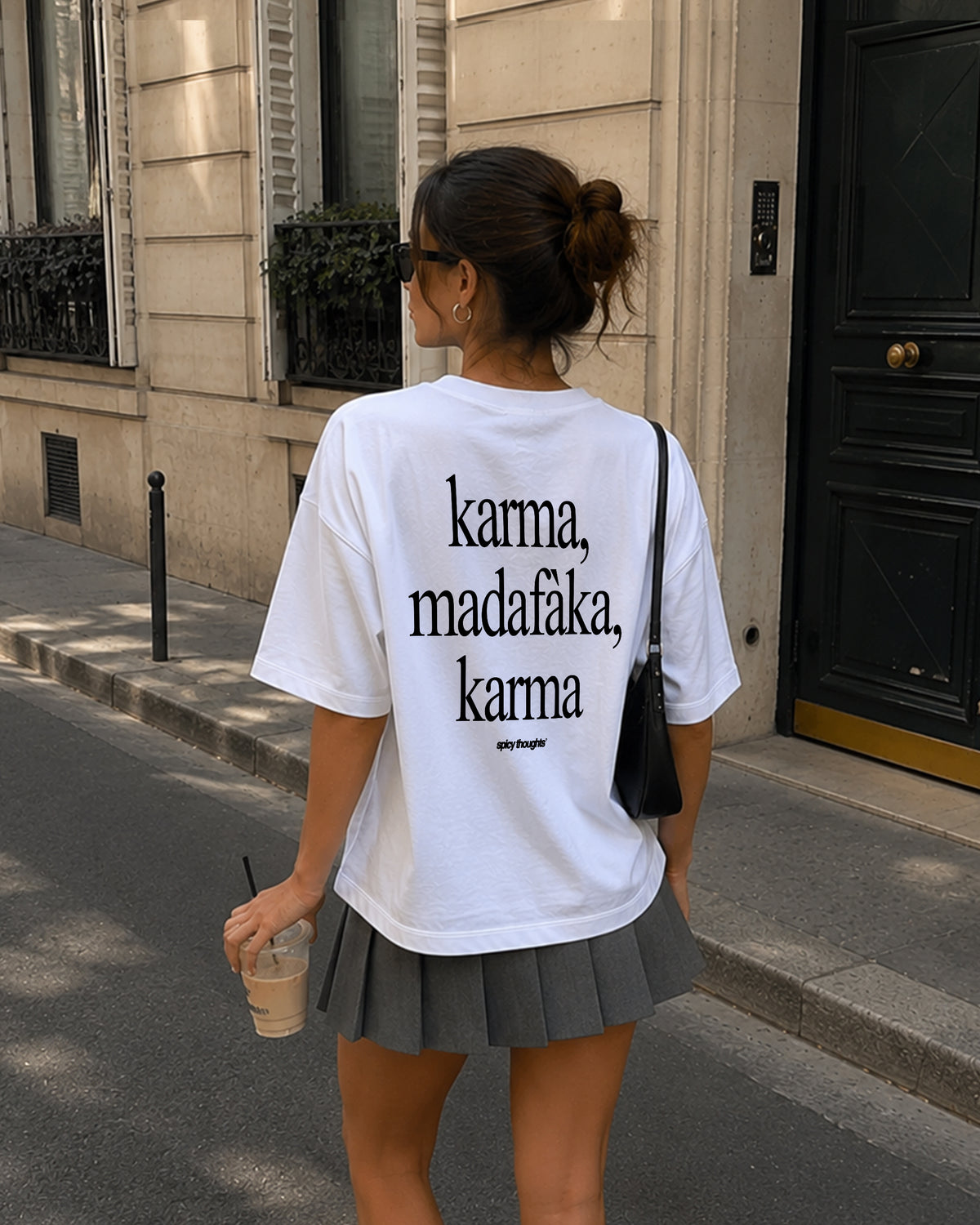 Heavy Oversized Tee - Karma Madafaka Karma
