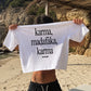 Heavy Oversized Tee - Karma Madafaka Karma