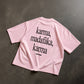 Heavy Oversized Tee - Karma Madafaka Karma