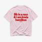 Heavy Oversized Tee - Life is a race and i am lewis hamilton