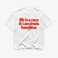 Heavy Oversized Tee - Life is a race and i am lewis hamilton