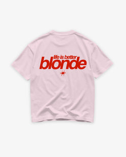 Heavy Oversized Tee - Life Is Better Blonde