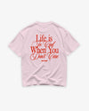 Heavy Oversized Tee - Life is so cool when you don't care