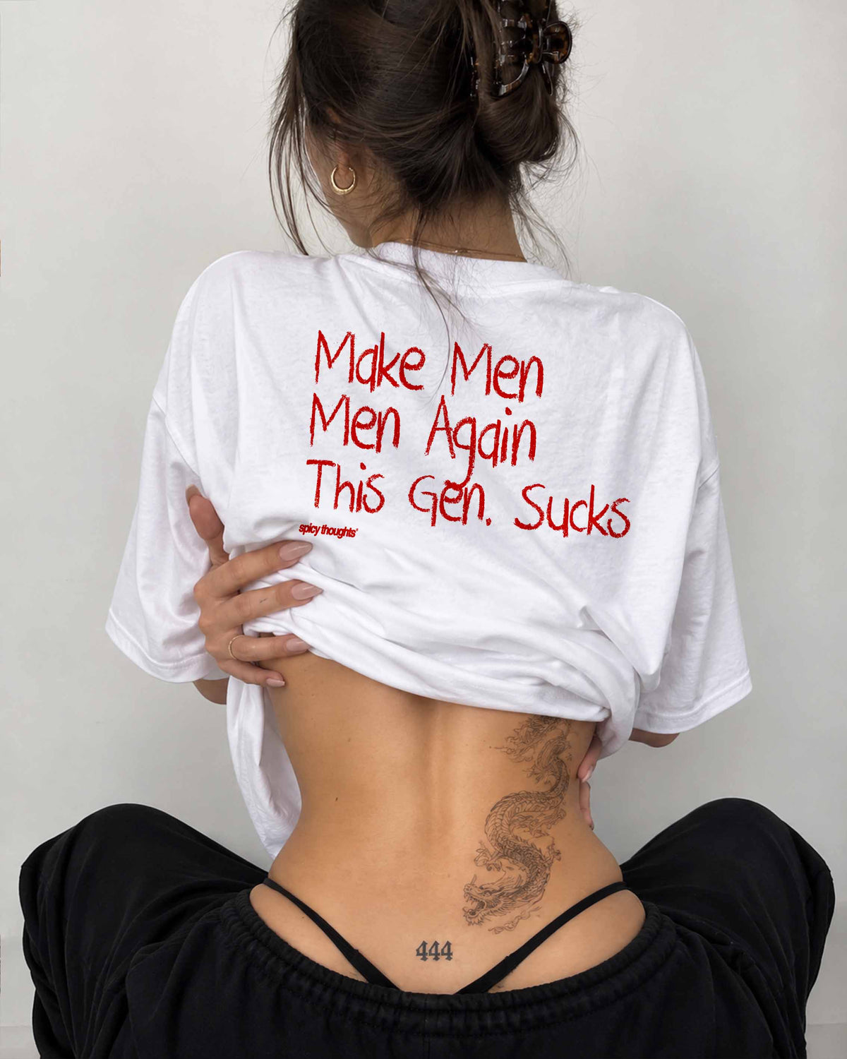 Heavy Oversized Tee - Make Men Men Again