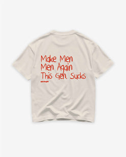 Heavy Oversized Tee - Make Men Men Again