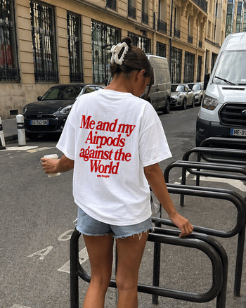 Heavy Oversized Tee - Me & My AirPods