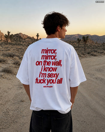 Heavy Oversized Tee - Mirror, mirror on the wall