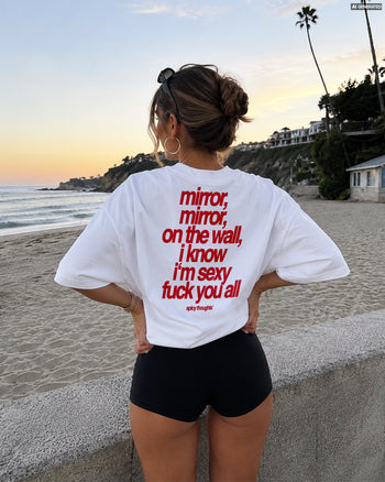 Heavy Oversized Tee - Mirror, mirror on the wall