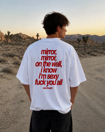 Heavy Oversized Tee - Mirror, mirror on the wall